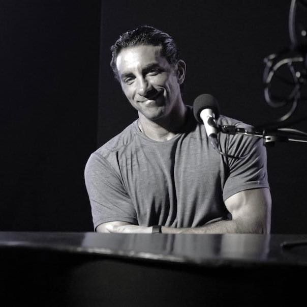 Steve Acho at the piano